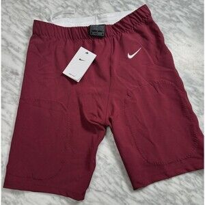 Nike Vapor Football Practice Short Men's Large Burgundy CW3972-610 New No Pads